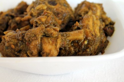 Mint Coriander Chicken Gravy / Pudhina kothamali Chicken 