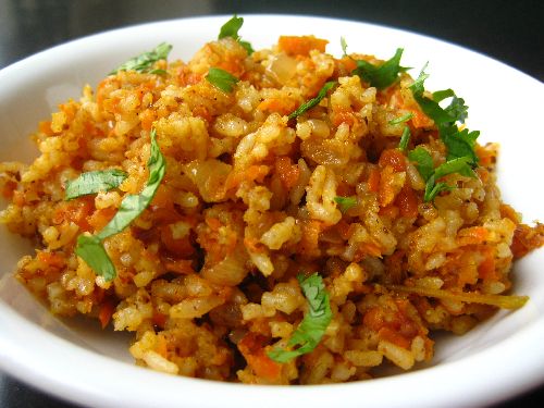 Carrot Masala Rice / Carrot Sadam