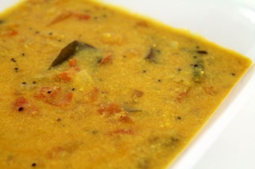 Tomato Sambar/ Thakkali Sambar for Idli and Dosa